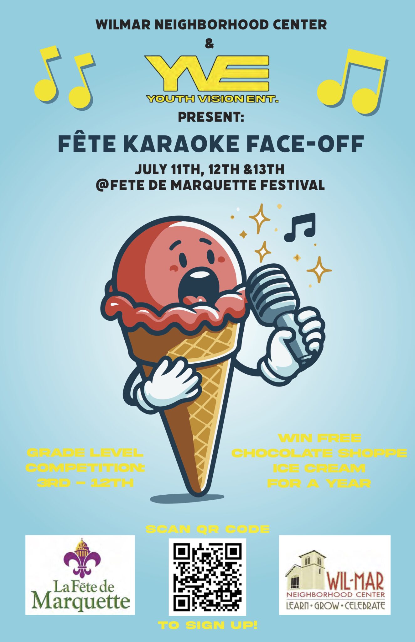 Karaoke FaceOff Competition La Fête de Marquette